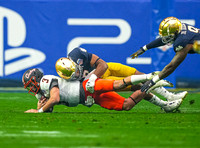 20220101 Isaiah Foskey DL Notre Dame, Spencer Sanders QB Oklahoma State Marin Media CPS 21