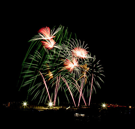 Colorful Explosion - Long Exposure Fireworks